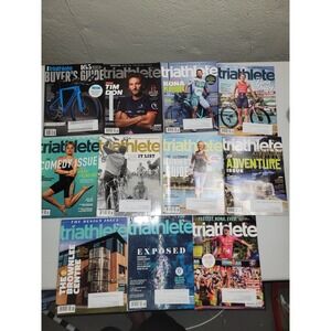 Lot of 11 Runners Triathlete Running Magazines 2018